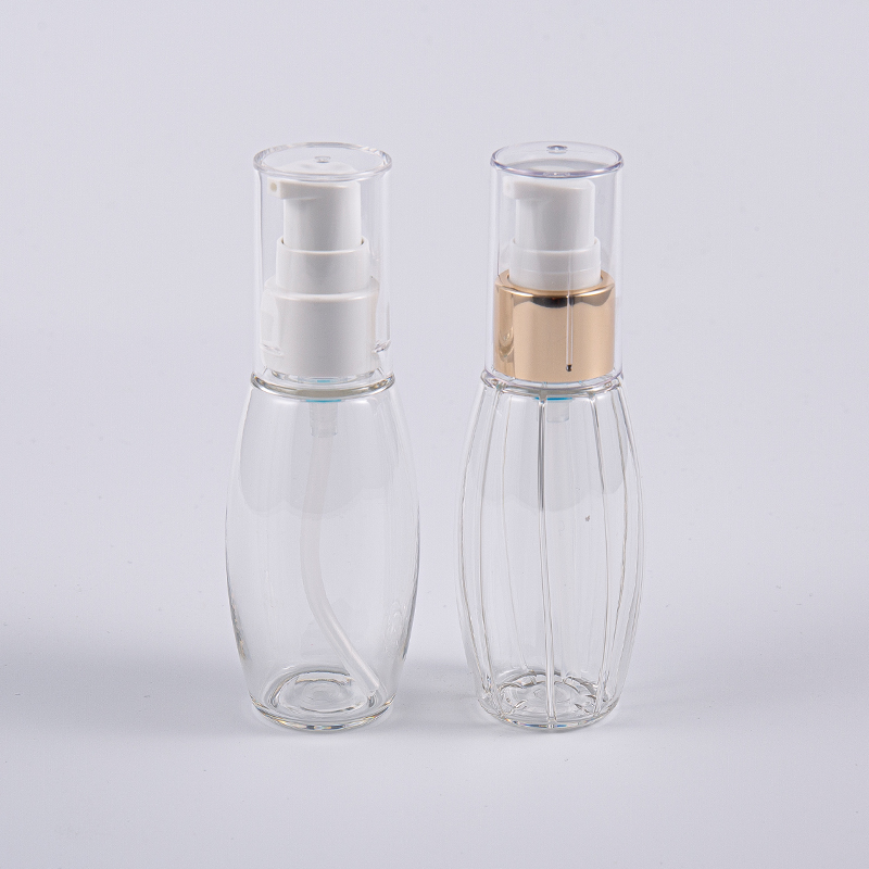 Seyahat Kullanımı 50ml PETG Top Şekli Pompalı Şişe Seyahat Kullanımı 50ml PETG Top Şekli Pompalı Şişe