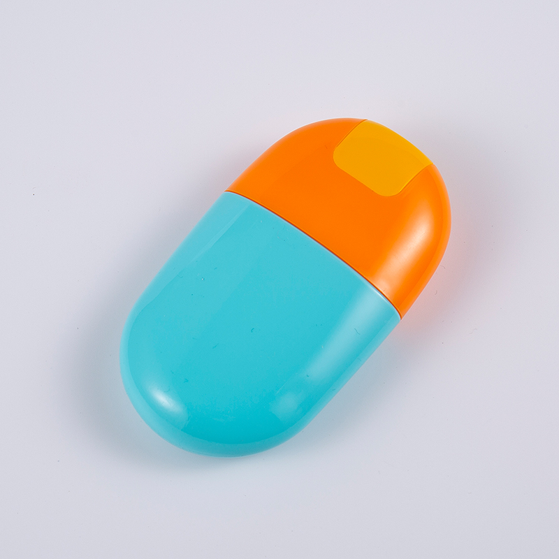 Düz Mavi renk 30ml 50ml EVOH vidalı kapaklı çok katmanlı güneş koruyucu şişe Düz Mavi renk 30ml 50ml EVOH vidalı kapaklı çok katmanlı güneş koruyucu şişe