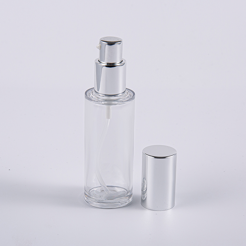 Alüminyum Pompa Seyahat Kullanımı ile Yüksek Kaliteli 35ml Yuvarlak Losyon Şişesi Alüminyum Pompa Seyahat Kullanımı ile Yüksek Kaliteli 35ml Yuvarlak Losyon Şişesi