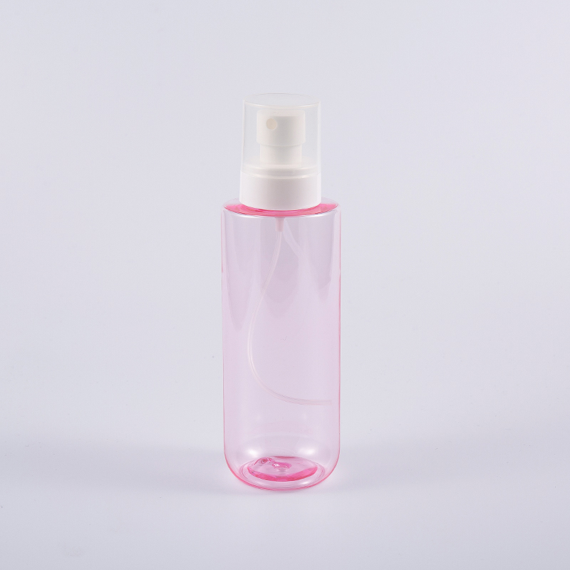 300ml Şeffaf Pembe Renkli Yüz Toner Şişeleri