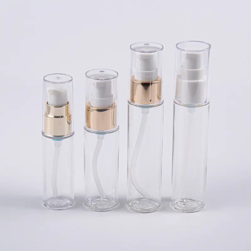 Seyahat Kullanımı 20ml 30ml 40ml İnce PETG Losyon Şişesi, Pompalı