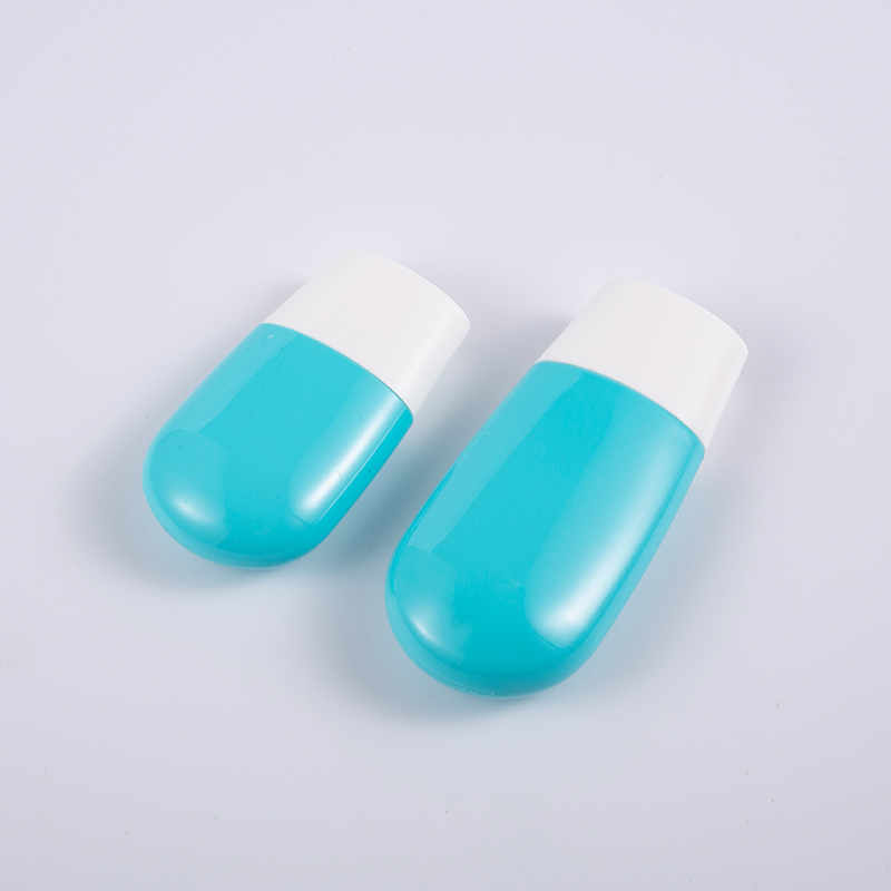 Çevre Dostu Seyahat Essential 30ml ve 50ml Premium Mavi PE Güneş Koruyucu Şişe