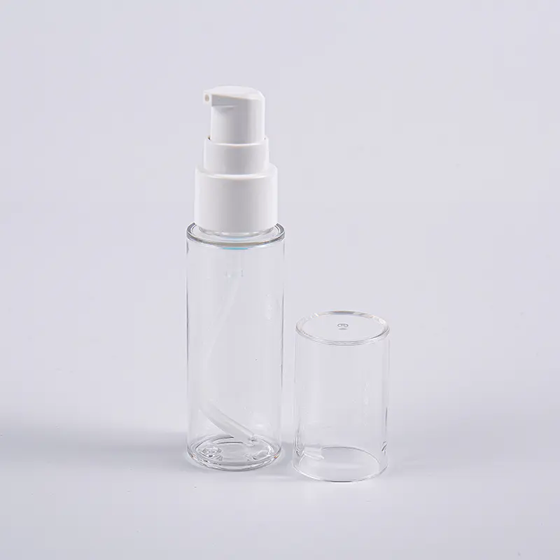 Pompa Seyahat Kullanımı ile Çeşitli Renkler Yuvarlak Şekil 30ml PETG Losyon Şişesi Pompa Seyahat Kullanımı ile Çeşitli Renkler Yuvarlak Şekil 30ml PETG Losyon Şişesi