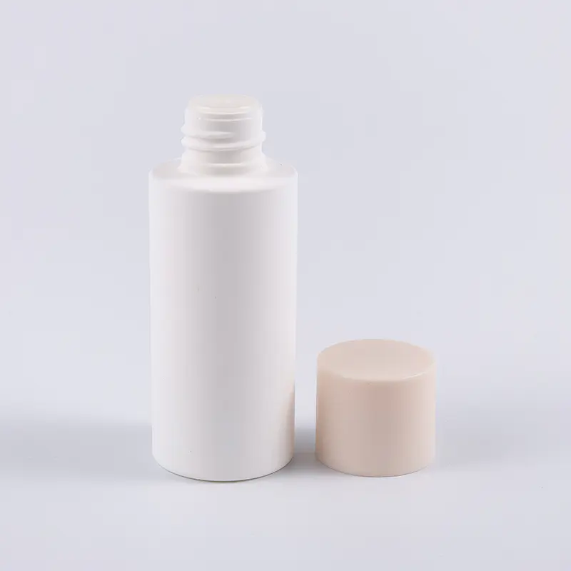 Yüz Toner ve Cilt Bakım Esans 50ml Vidalı Kapaklı PE Yumuşatıcı Losyon Şişesi