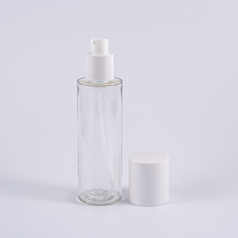 Kişisel Bakım 130ml 170ml 200ml Yuvarlak Şekil Petg Losyon Pompa Şişesi