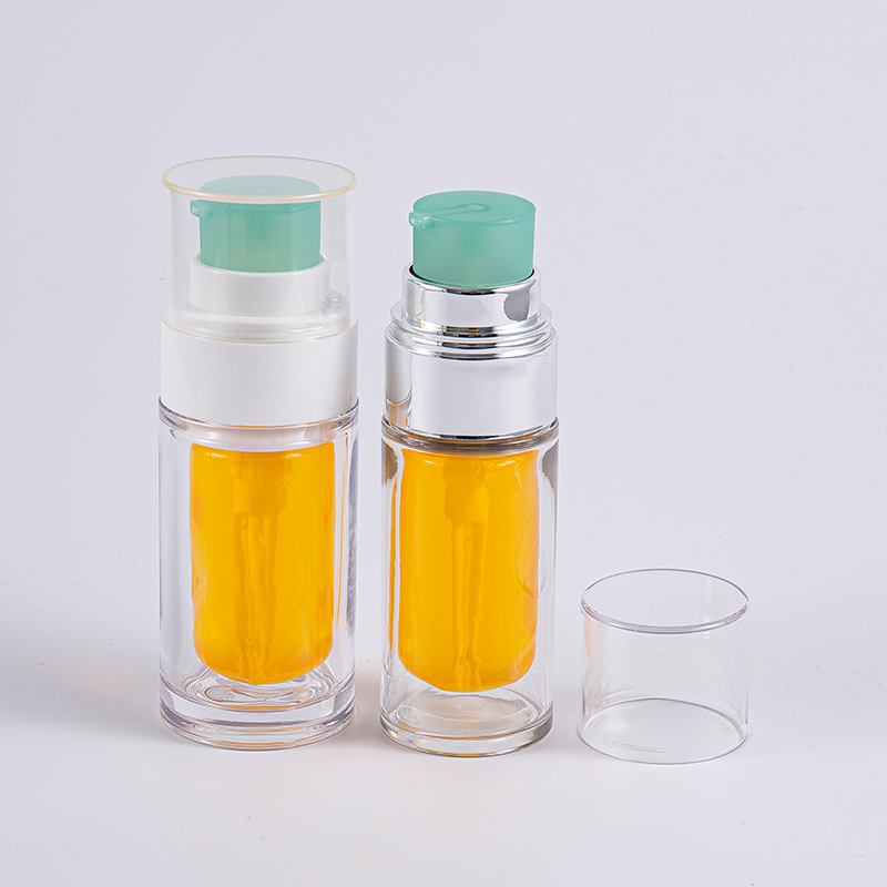 Çok Katmanlı Kompozit İç Çantalı Şeffaf PETG Şişe 30ml 50ml Pompalı Vakumlu Şişe Çok Katmanlı Kompozit İç Çantalı Şeffaf PETG Şişe 30ml 50ml Pompalı Vakumlu Şişe