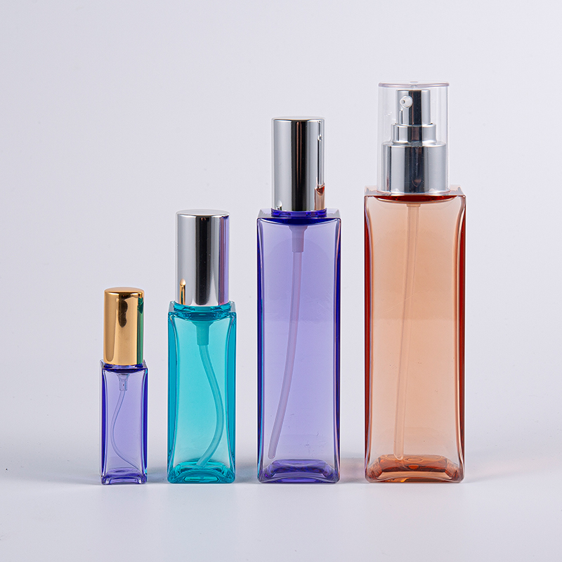 Yüz Nemlendiricileri 15ml 30ml 100ml 150ml PETG Kare Losyon Şişesi