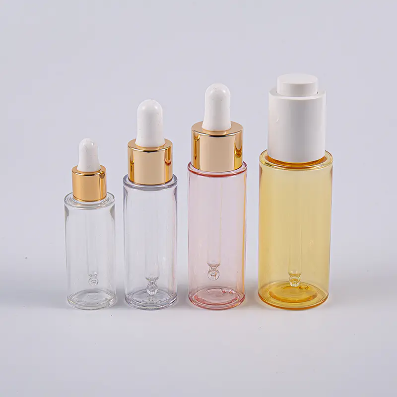Seyahat kullanımı 10ml 20ml 30ml 50ml ince PETG Pompalı Losyon Şişesi