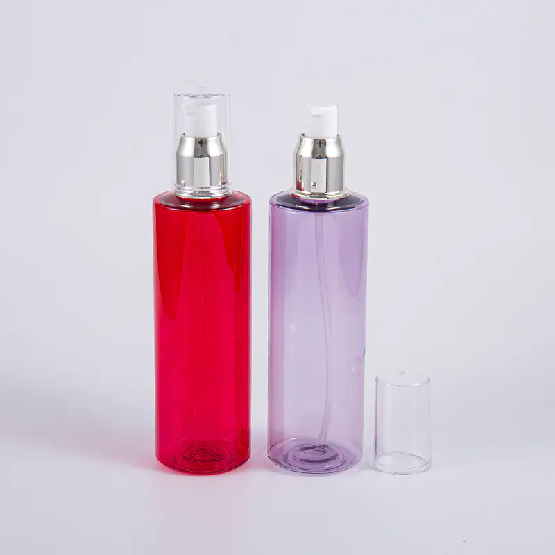Yuvarlak 200ml PET Yüz Toneri Şişeleri